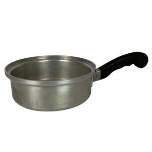 Vintage Saladmaster Aluminum 1 Qt Saucepan No 202 With Black Handle NO LID